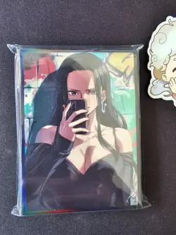 ONE PIECE Card Game Custom Art Don Sleeves Bandai Japan (10pc) - Boa Hancock NEW - Image 1