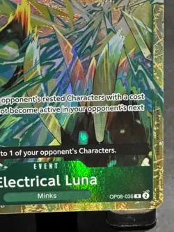 OP08-036 Electrical Luna Premium Card Collection Best Selection Vol.5 NM - Image 4