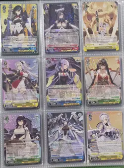 Weiss Schwarz Azur Lane card lot of 9 - Image 1