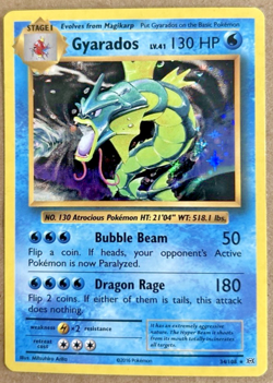 Pokemon TCG XY Evolutions 2016 Gyarados Holo Rare Card 34/108 - Image 1