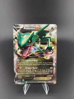 RAYQUAZA EX BW47 Ultra Rare Black Star Promo Holo Foil Pokemon Card - Image 1