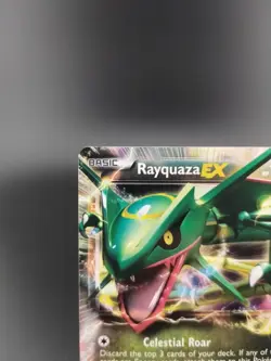 RAYQUAZA EX BW47 Ultra Rare Black Star Promo Holo Foil Pokemon Card - Image 3