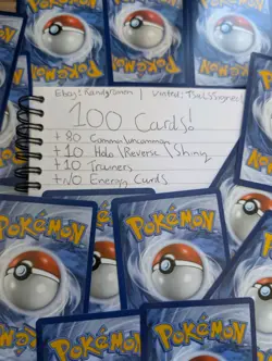 100x random Pokemon cards - Image 1