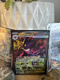 Pokemon Mega Gengar EX Holo Ability Mega Evolution Card 284/217 ASC English - Image 2