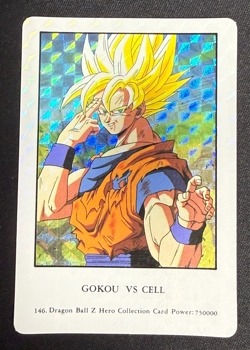 Dragon Ball Z Card No.146 Goku TCG Holo Amada Made in Japan - Image 1
