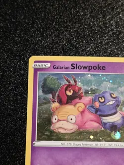 ✨Galarian Slowpoke ✨🌀Cosmo Holo🌀 Sword & Shield Promo Cards - Image 2