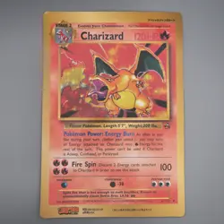 Pokemon Card Charizard 4/102 Corocoro Promo JUMBO NM-EX English Japan JB141 - Image 1