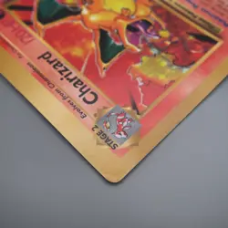 Pokemon Card Charizard 4/102 Corocoro Promo JUMBO NM-EX English Japan JB141 - Image 4