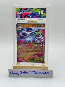 🔥 ACE 10 MEGA CHARIZARD X EX 13/94 PHANTASMAL FLAMES ENGLISH POKEMON CARD 🔥 - Image 1