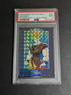Dragon Ball Z PSA 9 Amada PP Card No 931 Lets Go Cell Goku Energy - Image 1