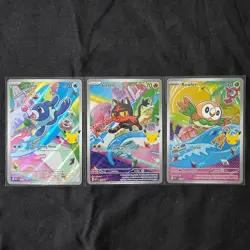 Pokemon TCG- First Partner Illustration Collection Series 1-Alola Gen 7 Starters - Image 2
