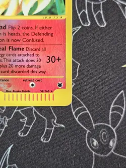 Pokemon Ninetales - 57/165 - Expedition Base Set - Reverse Holo- 2002 English LP - Image 5