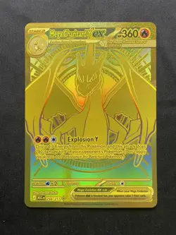 Mega Charizard Y EX 294/217 Gold Hyper Rare, Ascended Heroes, Pokemon TCG (NM) - Image 1