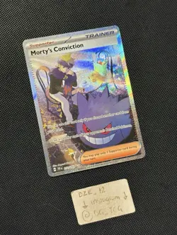 Pokemon Temporal Forces - Morty’s Conviction - 211/162 - Illustration ALT - MINT - Image 3