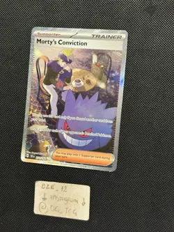 Pokemon Temporal Forces - Morty’s Conviction - 211/162 - Illustration ALT - MINT - Image 4