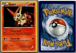 2017 Pokemon, XY Promos, #XY189 Victini, Holo Black Star Promo - Image 1