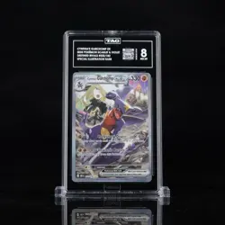 Pokemon Cynthia's Garchomp ex 232/182 Destined Rivals Holo EX TAG 8 - Image 1