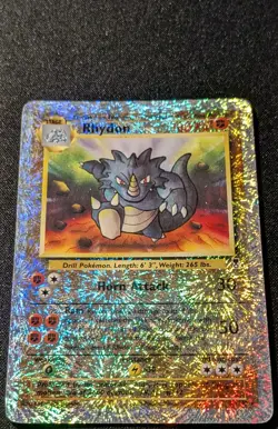 Pokemon LEGENDARY COLLECTION - #35/110 Rhydon - Reverse Holo - ENG - MP - Image 4