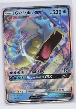 Gyarados GX SM212 Black Star Promo Holo Pokemon Card TCG NM - Image 1
