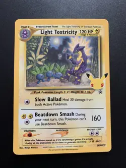 Pokemon TCG Light Toxtricity SWSH137 English Holo Card Celebrations Promo - Image 2