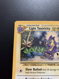 Pokemon TCG Light Toxtricity SWSH137 English Holo Card Celebrations Promo - Image 3