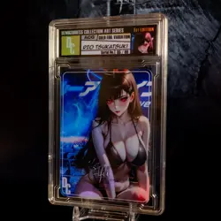 Rio Tsukatsuki Blade Waifu Card Encased 05/99 Gold Demigoddess Collection SLAB - Image 2