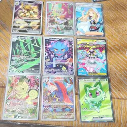 Pokemon TCG Alakazam Spidops Misdreavus Kecleon Braviary IR FA Lot 9 Cards - Image 1