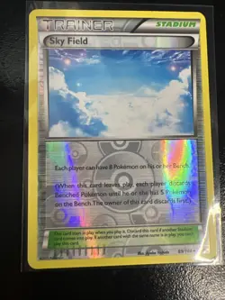 Pokemon - Sky Field - 89/108 - Reverse Holo - XY - Roaring Skies - Image 1