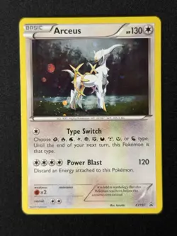 Pokemon TCG 2017 Black Star Promo Arceus XY197 Holo - Image 1