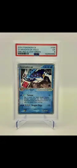 2004 POKEMON EX FIRE RED & LEAF GREEN 109 GYARADOS EX-HOLO - Image 1