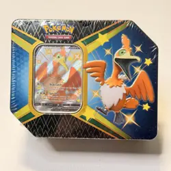 Pokemon TCG Shining Fates Cramorant V Tin 6 Booster Packs Sealed Promo - Image 1