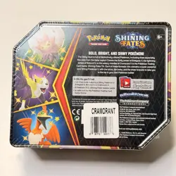 Pokemon TCG Shining Fates Cramorant V Tin 6 Booster Packs Sealed Promo - Image 2