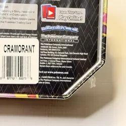 Pokemon TCG Shining Fates Cramorant V Tin 6 Booster Packs Sealed Promo - Image 3