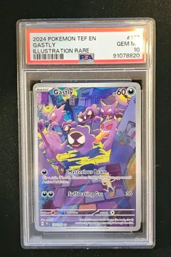 Pokemon Gastly Temporal Forces #177/162 PSA 10 - Image 1