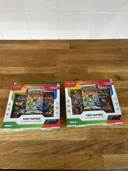 X2 Pokemon Trading Card Game - First Partner Illustration Collection - Series 1 - Image 1