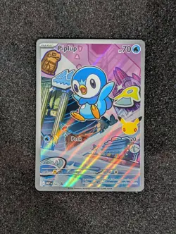 Pokemon Card 2026 PIPLUP First Partner Illustration Collection Rare Promo 042 - Image 1
