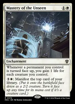 Mastery of the Unseen Light Play, English Magic the Gathering MTG Commander: Mur - Image 1