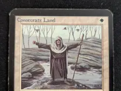 Consecrate Land - Alpha - LP - MTG - Magic The Gathering - White - Enchant - Image 3