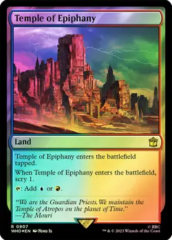 Temple of Epiphany Surge Foil Doctor Who Commander NM MTG - Image 1