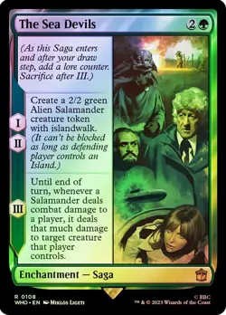 The Sea Devils Foil Doctor Who Commander NM MTG - Image 1