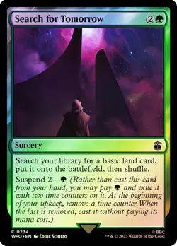 Search for Tomorrow Foil Doctor Who Commander NM MTG - Image 1