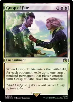 Grasp of Fate Surge Foil Doctor Who Commander NM MTG - Image 1