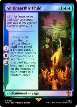 An Unearthly Child Foil Doctor Who Commander NM MTG - Image 1