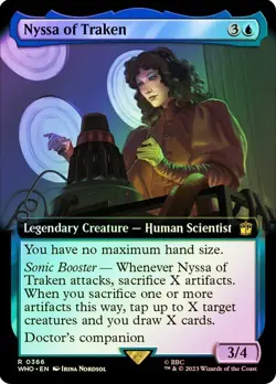 Nyssa of Traken Surge Foil Extended Art Doctor Who Commander NM MTG - Image 1