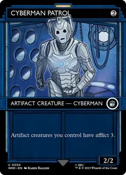 Cyberman Patrol Showcase Doctor Who Commander NM MTG - Image 1