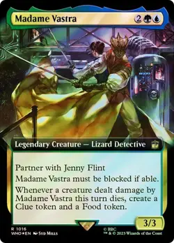 Madame Vastra Surge Foil Extended Art Doctor Who Commander NM MTG - Image 1