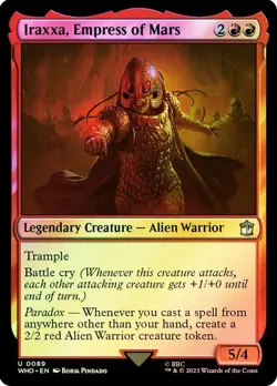 Iraxxa, Empress of Mars Foil Doctor Who Commander NM MTG - Image 1