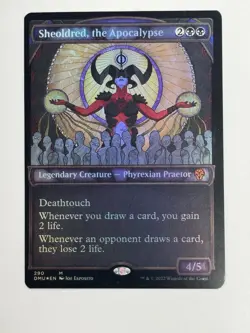 Sheoldred, the Apocalypse (Showcase Foil) [Dominaria United] - Image 1
