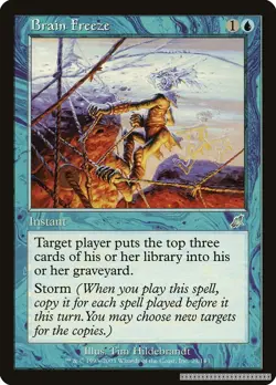 Brain Freeze [SCG - 29] - MP [Normal] TCG MTG - Image 1
