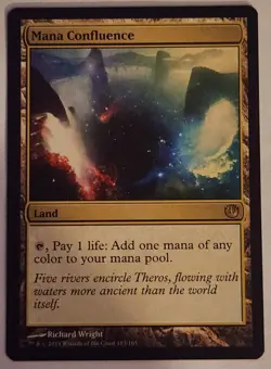Mana Confluence MTG JOU 163 NM Nyx Rare WUBRG Pain Land EDH - Image 1